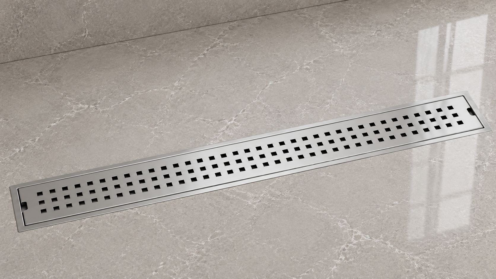 Square Long Shower Drain