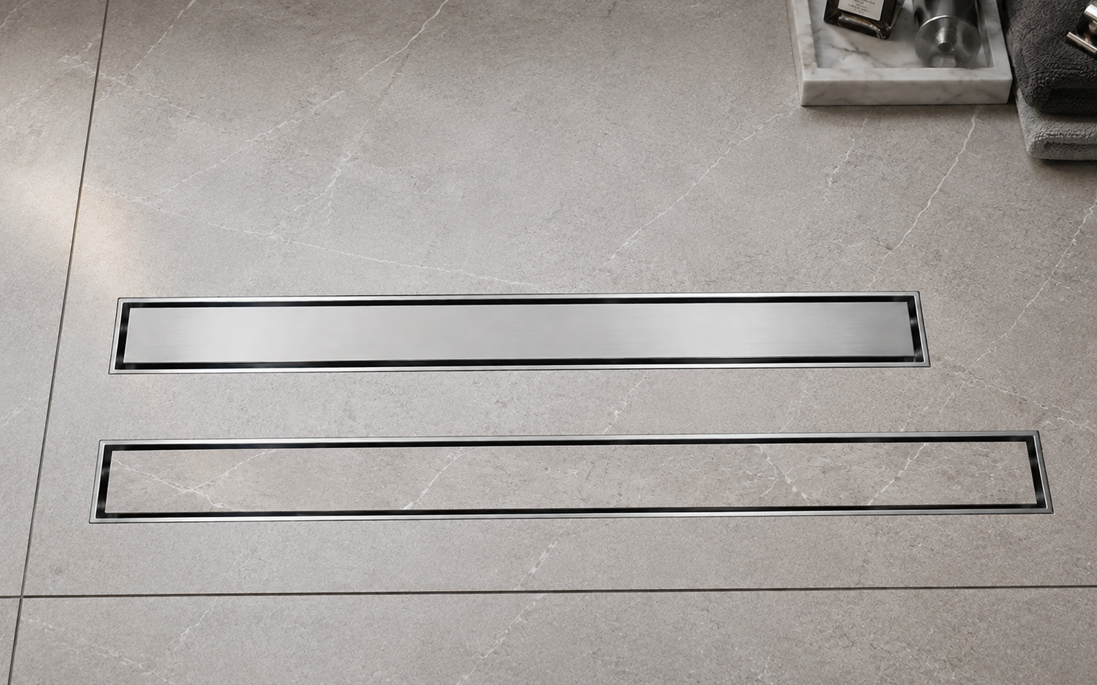 Tile Insert Long Shower Drain